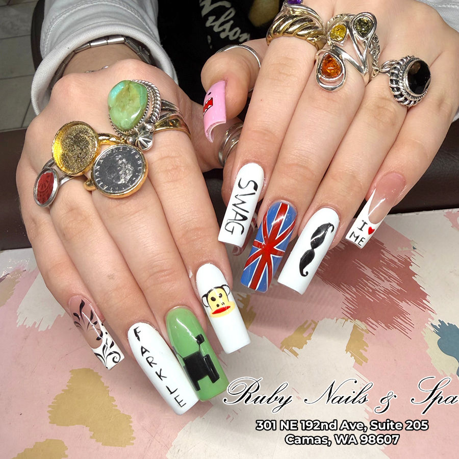Christmas Nails at Ruby Nails & Spa